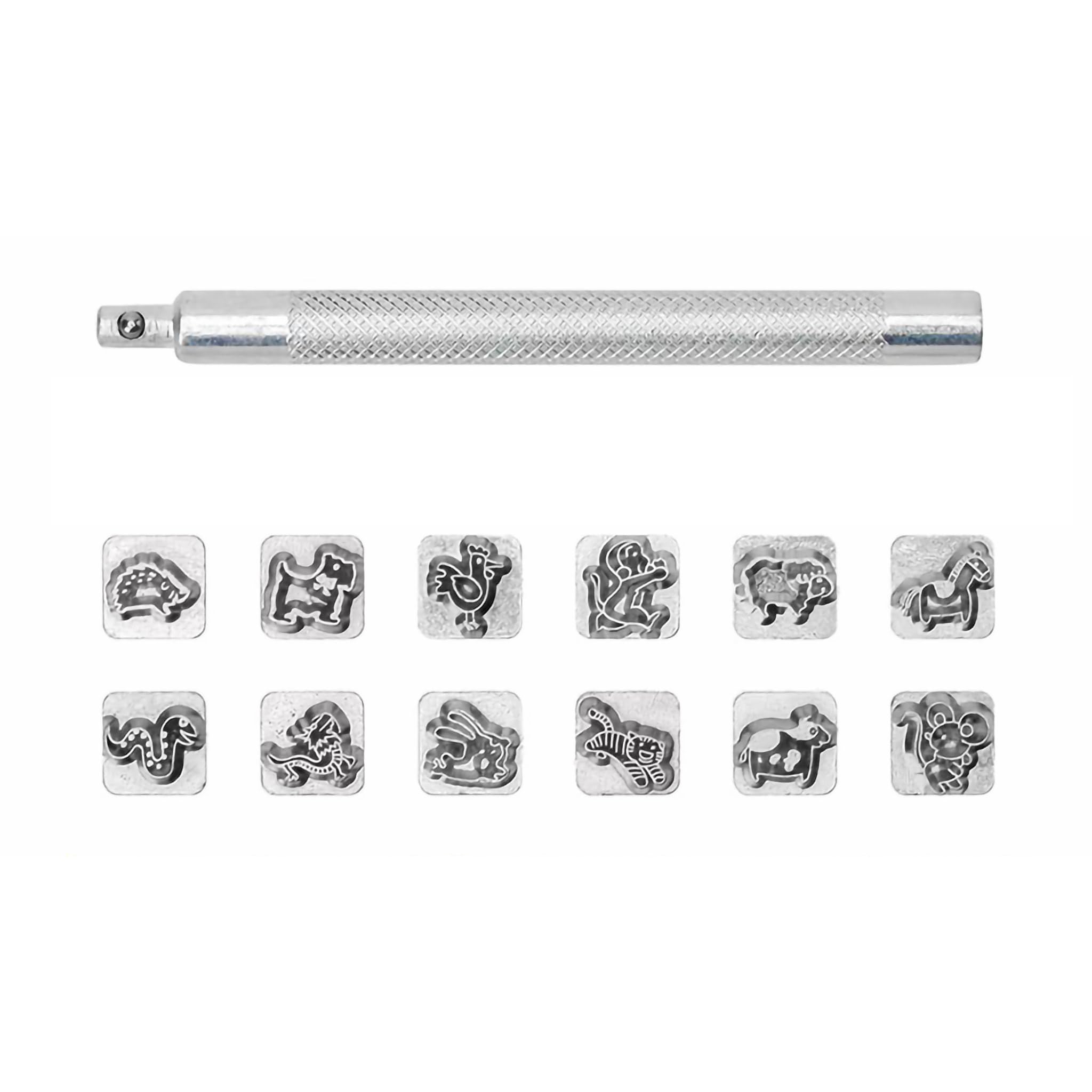 Amazon.co.jp: Felimoa 打刻印 干支 ポンチ レザークラフト DIY 打ち具